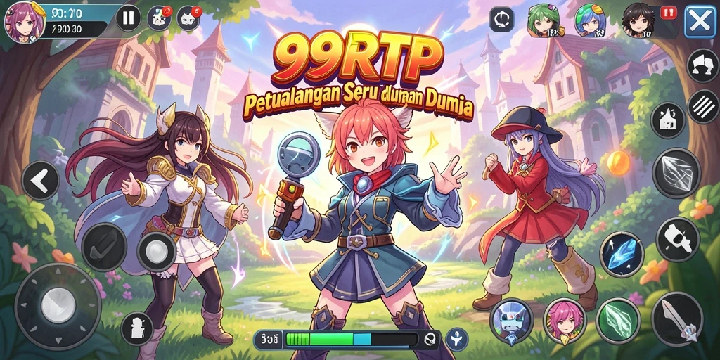 Tampilan gameplay yang dinamis dan penuh warna dari 99RTP.