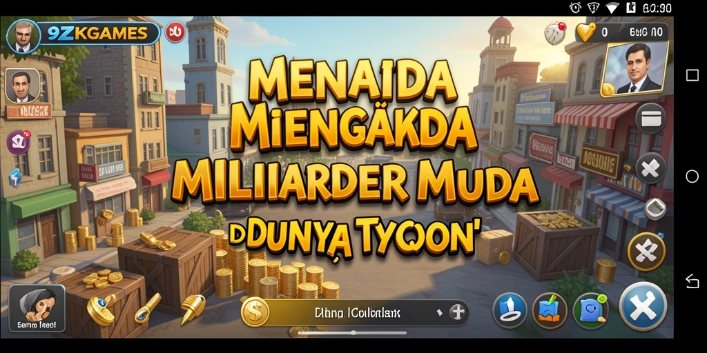 Tangkapan layar dari gameplay Tycoon yang menegangkan dalam 9ZKGAMES.