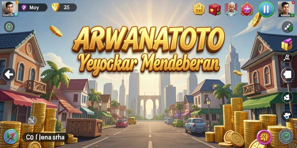 Tampilan gameplay ARWANATOTO yang menarik dan interaktif.