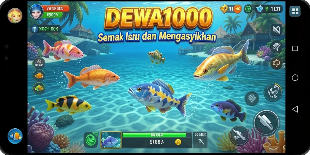 Tampilan gameplay DEWA1000 yang seru dan penuh aksi.