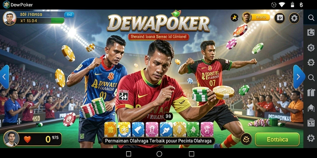 Tampilan gameplay DEWAPOKER yang mendebarkan dan kompetitif.