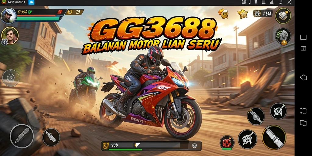 Gameplay seru balapan motor di GG368 yang mendebarkan.