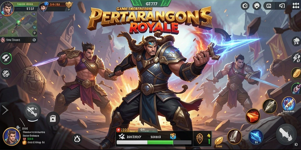 Gameplay seru GT777 di medan perang Battle Royale.