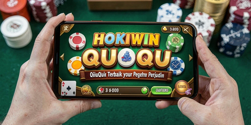 Tampilan gameplay seru dalam HOKIWIN dengan suasana QiuQiu yang nyata.
