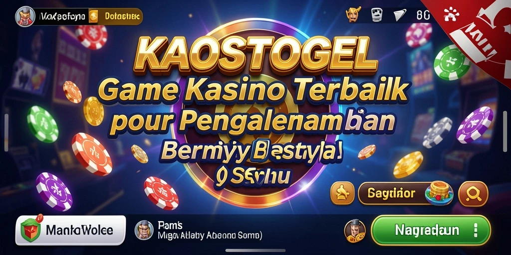 Tangkapan layar gameplay KAOSTOGEL yang menarik saat bermain Kasino.