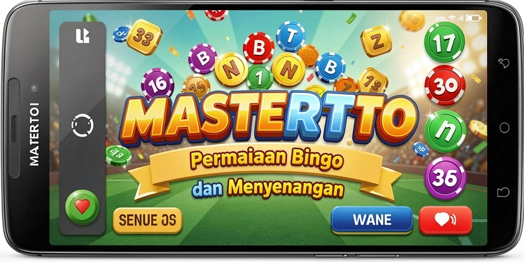 Tampilan gameplay Bingo yang menegangkan di MASTERTOTO.