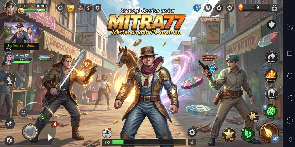 Tangkapan layar gameplay MITRA77 yang menarik dan strategis.
