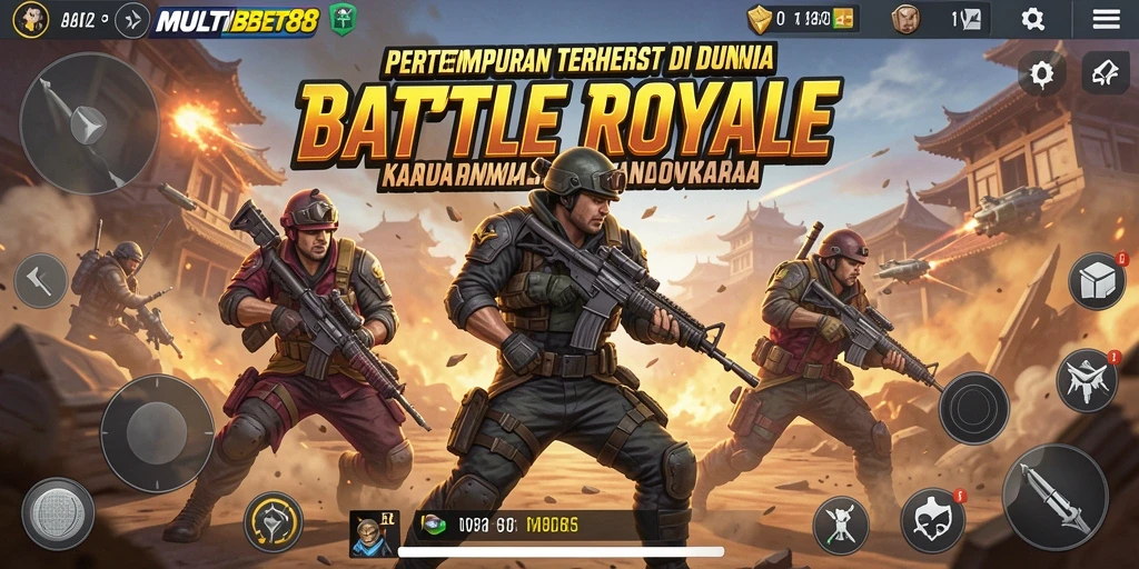 Gameplay seru dan mendebarkan dalam MULTIBET88 di medan perang.