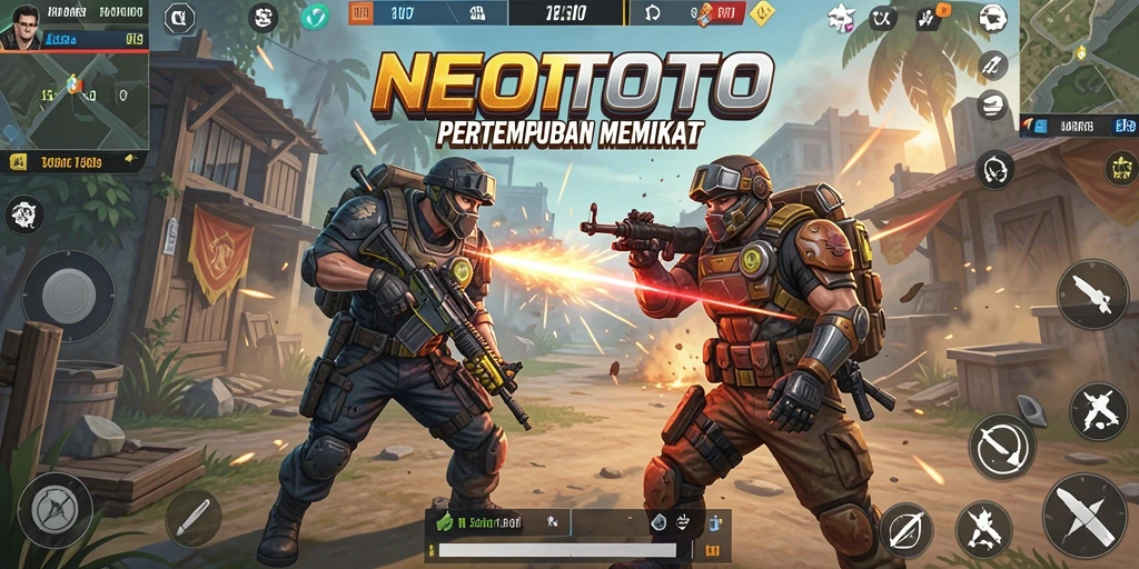 Gameplay menegangkan di NEOTOTO saat bertempur untuk bertahan hidup.