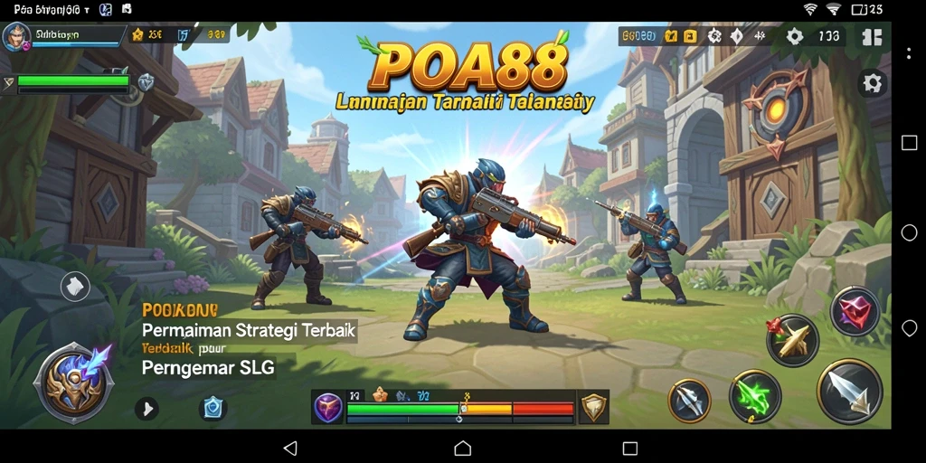 Tampilan gameplay menarik dari POA88 saat bertempur dalam SLG.