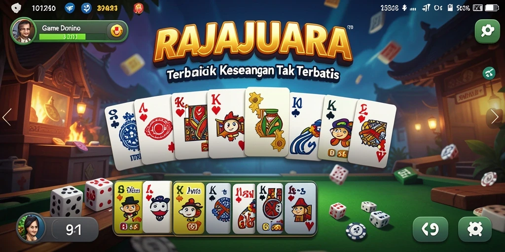 Tampilan gameplay menarik dari RAJAJUARA yang menegangkan.