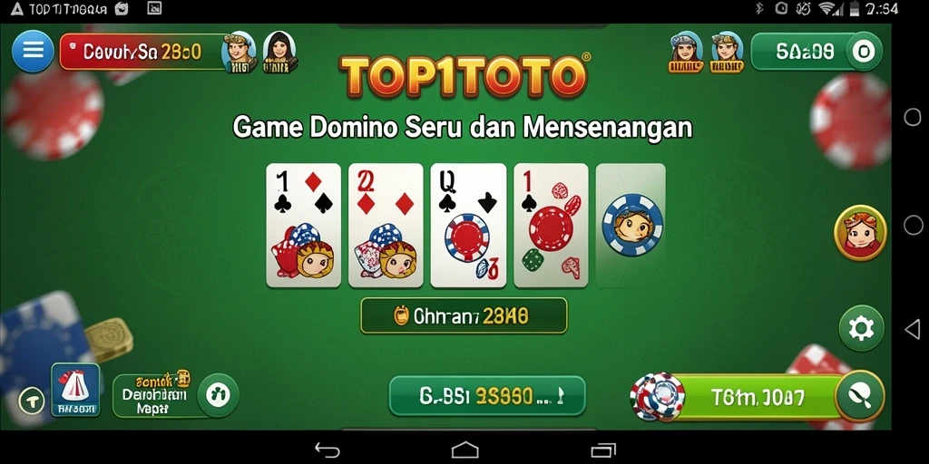 Tampilan gameplay seru di TOP1TOTO dengan teman-teman.