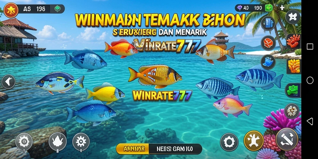 Gameplay seru Tembak Ikan di WINRATE777.