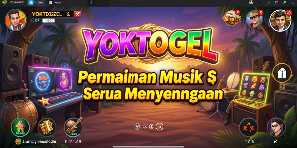 Tampilan gameplay YOKTOGEL dengan fitur musik yang menarik.