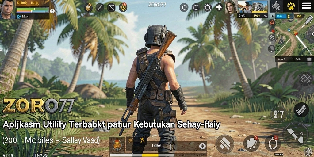 Tampilan antarmuka pengguna ZORO77 yang intuitif dan bersih.