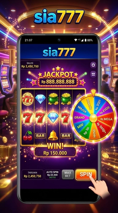 Tampilan antarmuka sia777 yang sederhana dan mudah dinavigasi.
